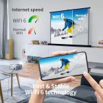 ویدیوپروژکتور برند WEWATCH مدل V53 4K - تصویر 3