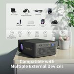 مینی ویدیوپروژکتور برند WEWATEH V10 Pro - تصویر 2