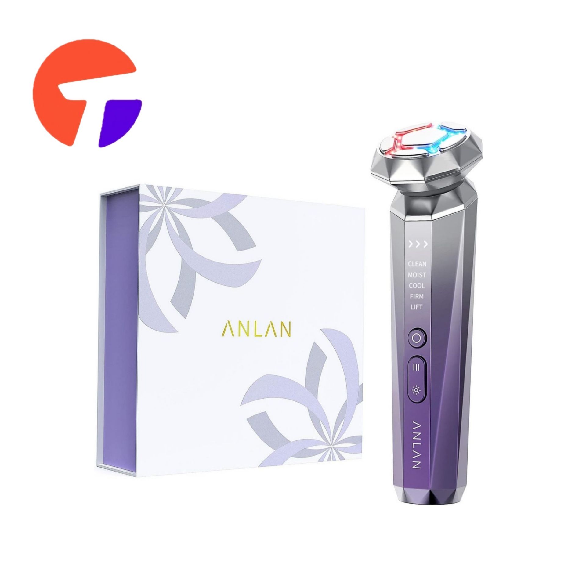 ماساژور برقی ضد پیری و ضد چروک صورت با فرکانس رادیویی چند قطبی مارک ANLAN