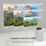 ویدیوپروژکتور وایفا وبلوتوث دار برند WEWATEH مدلV10 Pro - تصویر 4