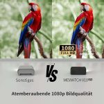 ویدیوپروژکتور وایفا وبلوتوث دار برند WEWATEH مدلV10 Pro - تصویر 3