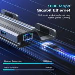 هاب ایستگاهی 100 وات با 6 پورت 4k - تصویر 3