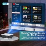 ویدئو پروژکتور WiFi و بلوتوث دار باکیفیت مارک TOPTROمدل TR82 - تصویر 4