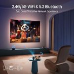 مینی پروژکتور جیبی اندروید وایفا بلوتوث دار مارک WiMiUS مدل Q2 Pro - تصویر 6