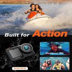 دوربین اکشن ورزشی 4K ضداب وایفا دار مارک iZEEKER مدل iA400 - تصویر 6