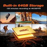 دوربین اکشن ورزشی 4K ضداب وایفا دار مارک iZEEKER مدل iA400 - تصویر 7