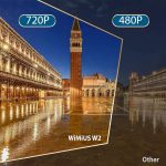 ویدئو پروژکتور وایفا و بلوتوث دار مارک WiMiUS مدل W2 - تصویر 3