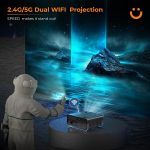 ویدیو پروژکتور وای فای،بلوتوث دار مدل V10 برند yaber - تصویر 4