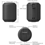 اسپیکر بلوتوثی ضد اب و قابل حمل برند Tronsmart مدل T6 Mini - Image 4