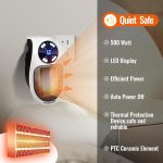بخاری برقی دیواری با نمایشگر LED - Image 2