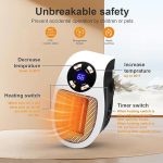 بخاری برقی دیواری با نمایشگر LED - Image 3