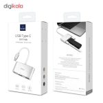 هاب 3 پورت USB-C ویوو مدل C2H