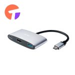 هاب ۳ پورت USB-C ویوو مدل C2H | افزایش پورت USB-C لپ‌تاپ و تبلت