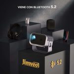 مینی ویدئو پروژکتور برند Jimveo مدل E18 با فوکوس خودکار و قابل حمل - Image 5