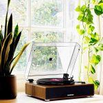 گرامافون برند DIGITNOW مدل B600بلوتوثی وینیل با اسپیکرهای استریو داخلی، تبدیل وینیل به MP3، ورودی Aux/RCA - Image 2