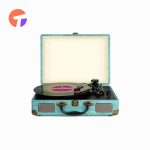 گرامافون وینیلی چمدانی مدل M435 بلوتوث‌دار با بلندگوی استریو و پخش ۳ سرعته همه‌کاره