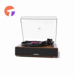 گرامافون برند DIGITNOW مدل B600بلوتوثی وینیل با اسپیکرهای استریو داخلی، تبدیل وینیل به MP3، ورودی Aux/RCA