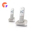تلفن بی‌سیم Philips مدل DECT XL4902S/34 Duo دو گوشی مناسب سالمندان