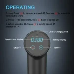 ماساژور تفنگی برند NetDot ریکاوری سریع عضلات با شش سر بصورت حرفه ای - Image 3
