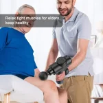 ماساژور تفنگی برند NetDot ریکاوری سریع عضلات با شش سر بصورت حرفه ای - Image 4