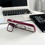 قاب گوشی HONOR X8B پشت شفاف مگ سیو با قابلیت لنز استندی - Image 6