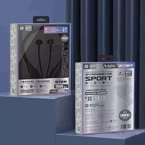 هدفون بلوتوثی گردنی برند DVIP مدل D700 با شارژدهی فوق‌العاده و نمایشگر LED