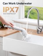 فرچه و برس برقی چرخشی برند Vaxbree با دسته تلسکوپی، ۸ سری و نمایشگر - تصویر 5