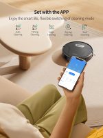 جاروبرقی رباتیک برند Honiture مدل G20 Pro با مکش قدرتمند 4500Pa با قابلیت وای‌فای، اپلیکیشن - Image 6