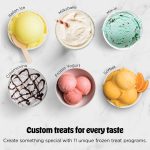 دستگاه بستنی ساز نینجا CREAMi Deluxe | 11 کاره برای تهیه دسر یخ زده، سوربه، میلک شیک، ماست و موارد دیگر | شامل 2 مخزن XL 24 اونسی قابل شستشو در ماشین ظرفشویی با درب نگهداری NC501