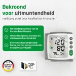 فشارسنج مچی دیجیتال مدیسانا مدل BW 315 با تشخیص آریتمی و حافظه 240 رکورد - Image 6