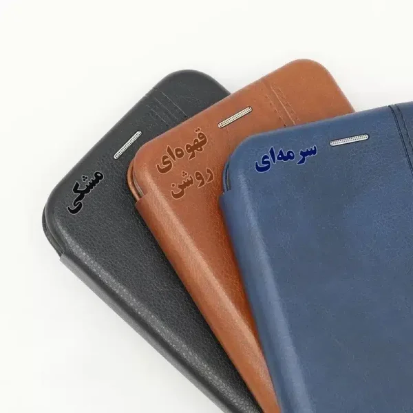 کاور کتابی چرمی برند MOMAX برای سامسونگ Galaxy S23 Ultra با جای کارت و قابلیت استند - تصویر 5