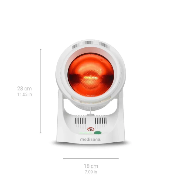 لامپ درمانی مادون قرمزMedisana IR 850 توان 300 وات - تصویر 10