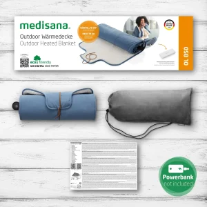 پتو گرمایشی قابل حمل مدیسانا Medisana OL 850 با روکش نرم و قابل شست‌وشو