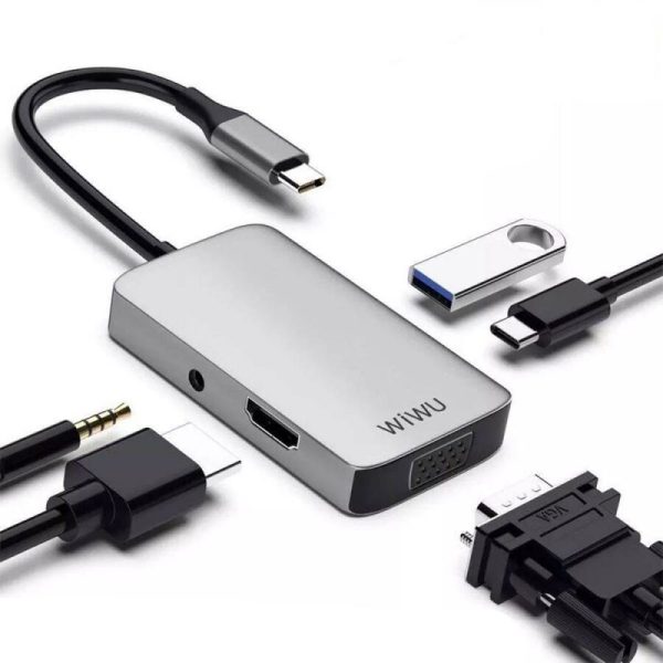 هاب 5 پورت ویوو مدل A513 HVP - اتصال سریع و آسان دستگاه‌ها با 5 پورت کارآمد - تصویر 2