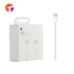 کابل USB-C به USB-C اپل 60 وات مدل MQKJ3ZM/A طول 1 متر (اورجینال)