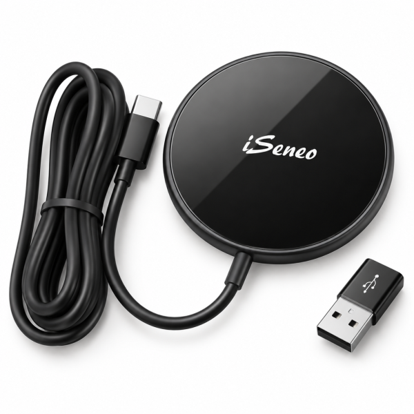 شارژر بی‌سیم مغناطیسی سنو مدل Seneo WaveCharger PA228A با توان 15 وات - تصویر 3